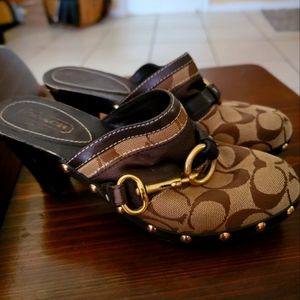 Vintage Coach clogs